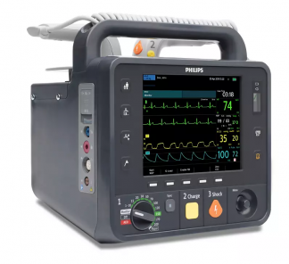 HeartStart Intrepid Defibrillator +SpO2+NIBP+EtCO2+Temp+Pacing+QCPR
